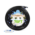 RAINPOINT 75FT Outdoor Misting System Kit - 22 Nozzles with Water Filter for Patio, Garden & Deck Cooling - product photo 1