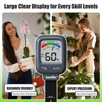 RAINPOINT soil moisture meter for checking plant water levels