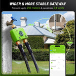 RainPoint WiFi hose timer with long range gateway for reliable outdoor irrigation connection