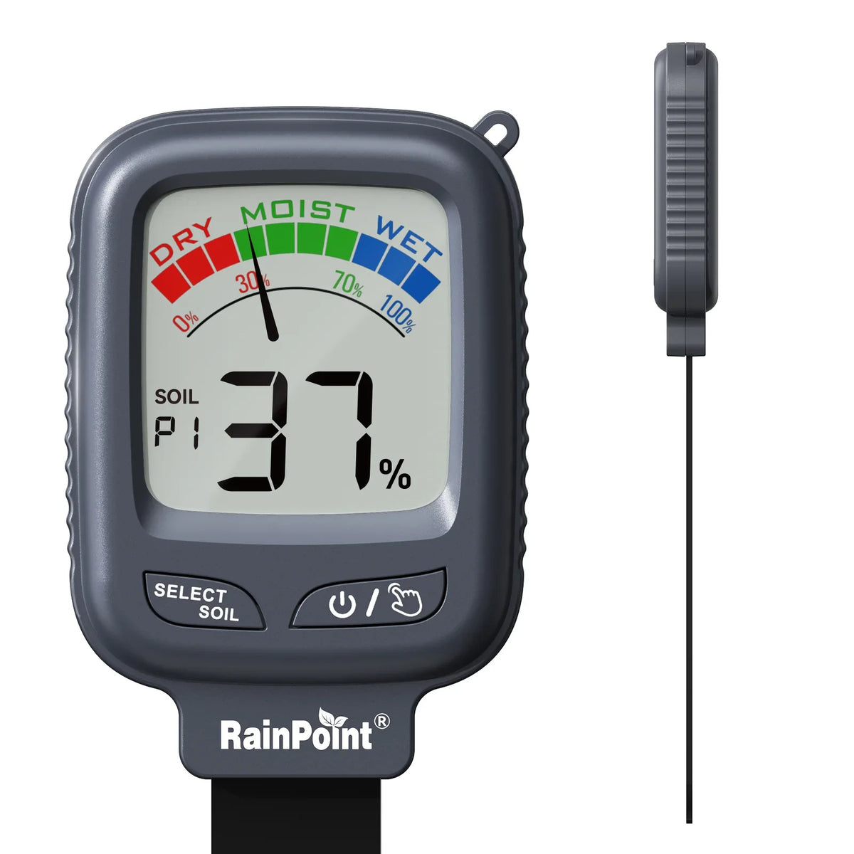 RAINPOINT Large Display Digital Soil Moisture Meter for Houseplants Indoor