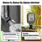 Digital plant moisture meter with large easy-to-read display