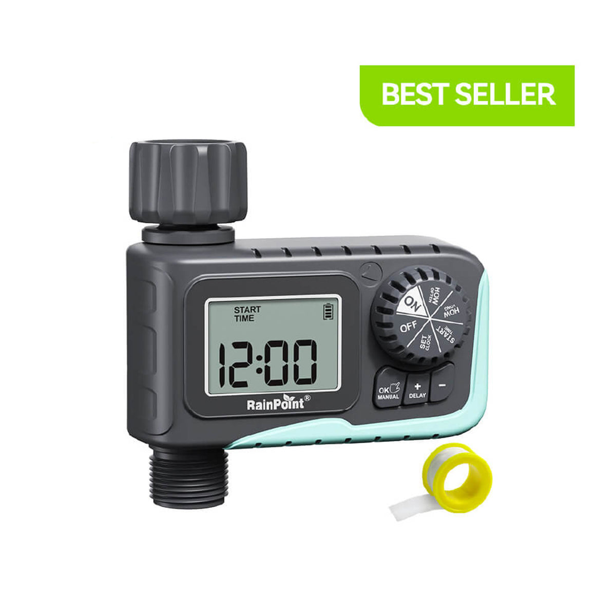 RainPoint ITV105 Mini Digital Sprinkler Timer with LCD display