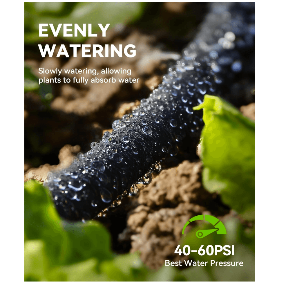 RAINPOINT 1/2'' Soaker Hose 25ft for Garden