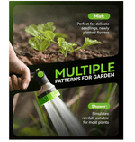 RAINPOINT Heavy Duty Garden Hose Nozzle 鈥?8 Spray Patterns with Thumb Control(Green) - product photo 6